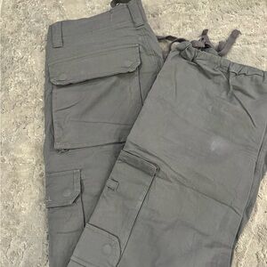 Luxe to Kill Gray Cargo Pants